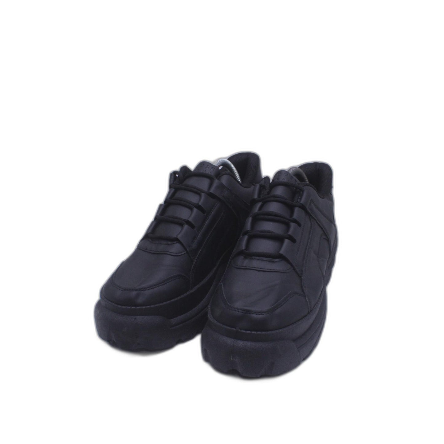 House Brand Black Leather Sneaker