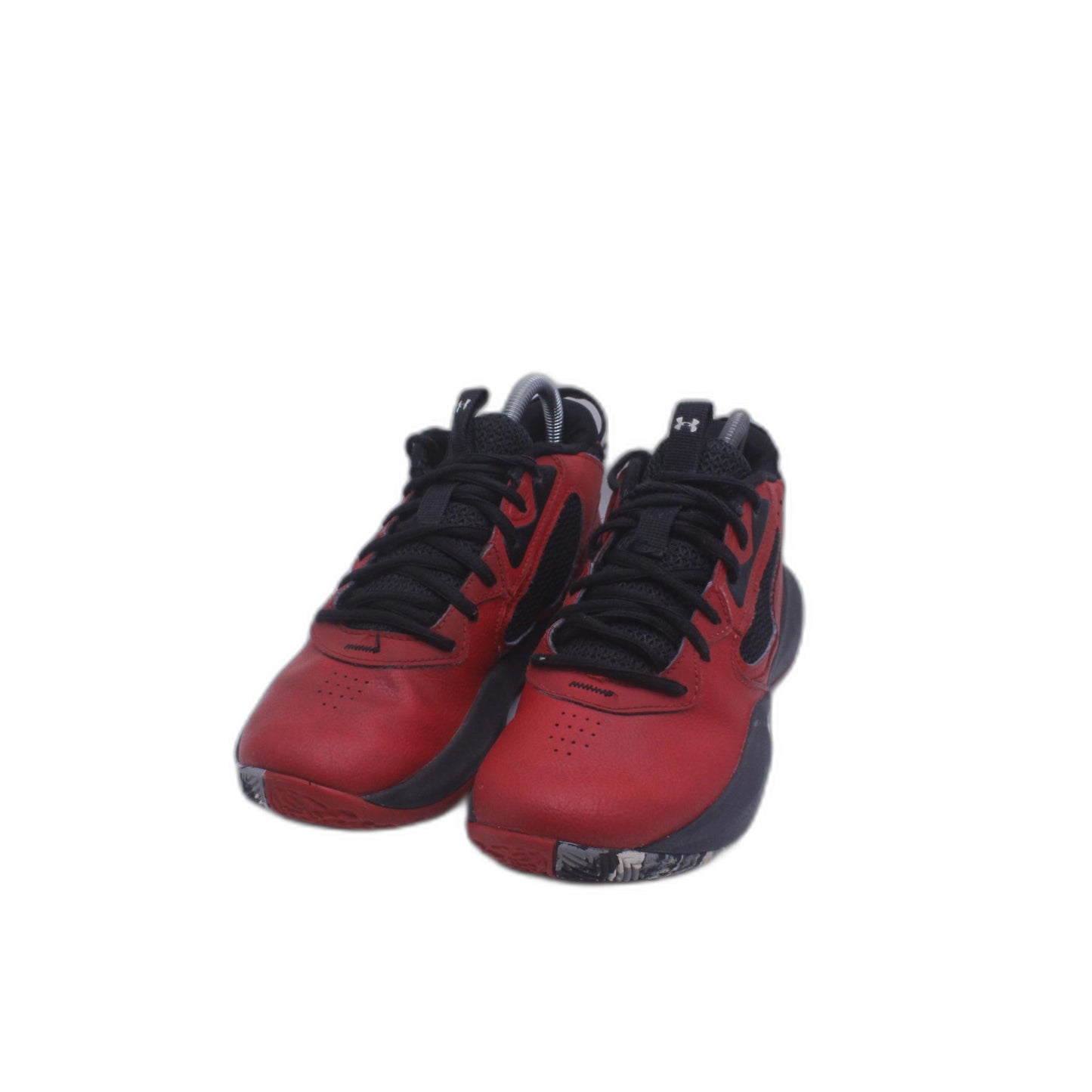 Under Armour Men's Lockdown 6 Red Black Basketball Shoe