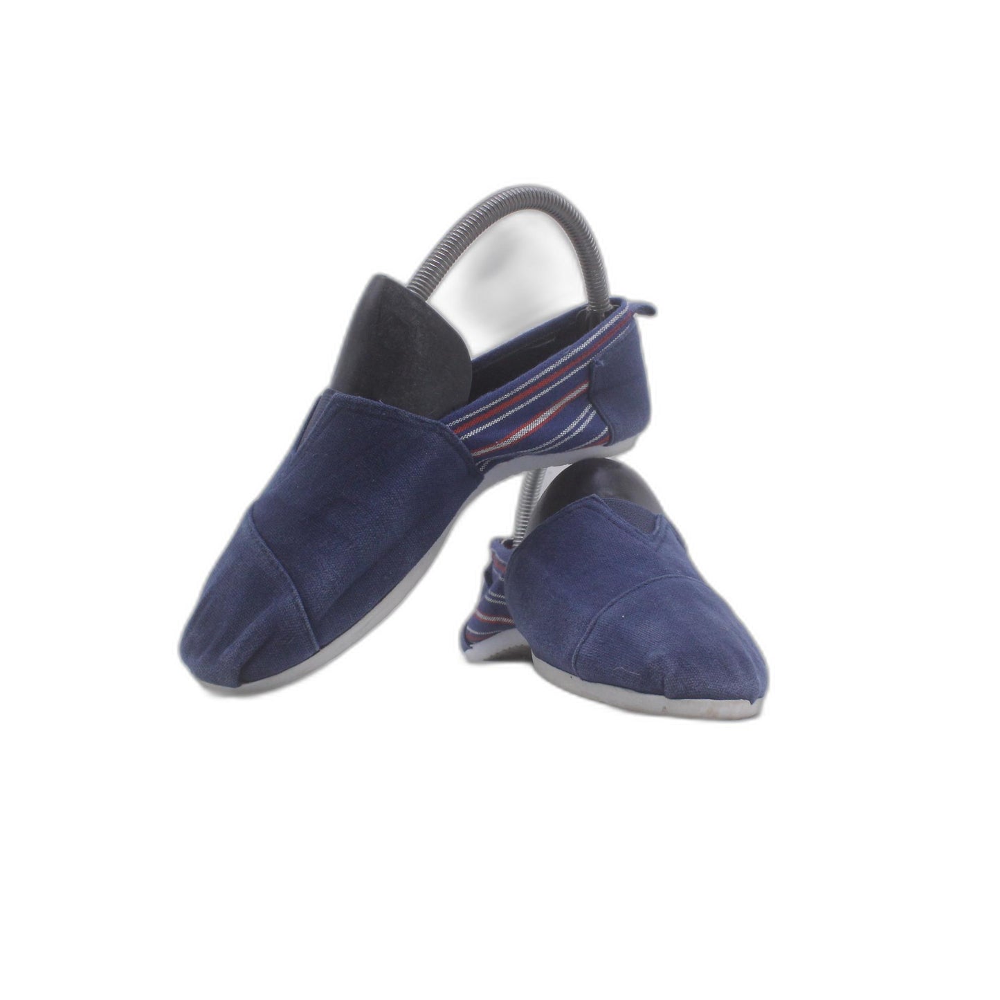 My style Women's Canvas Slip On Flat Loafers USA Flag Shoe