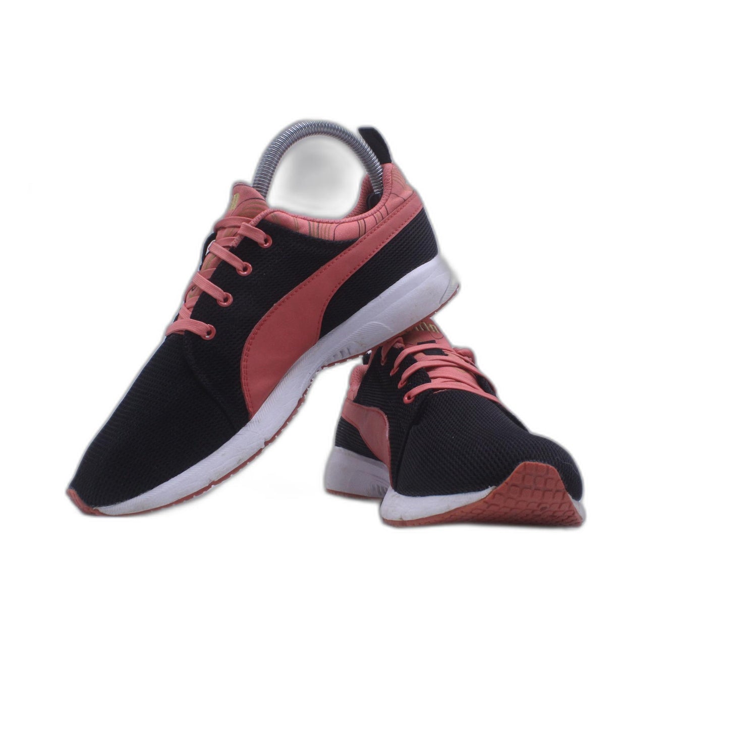 Puma Black and Pink Sneaker