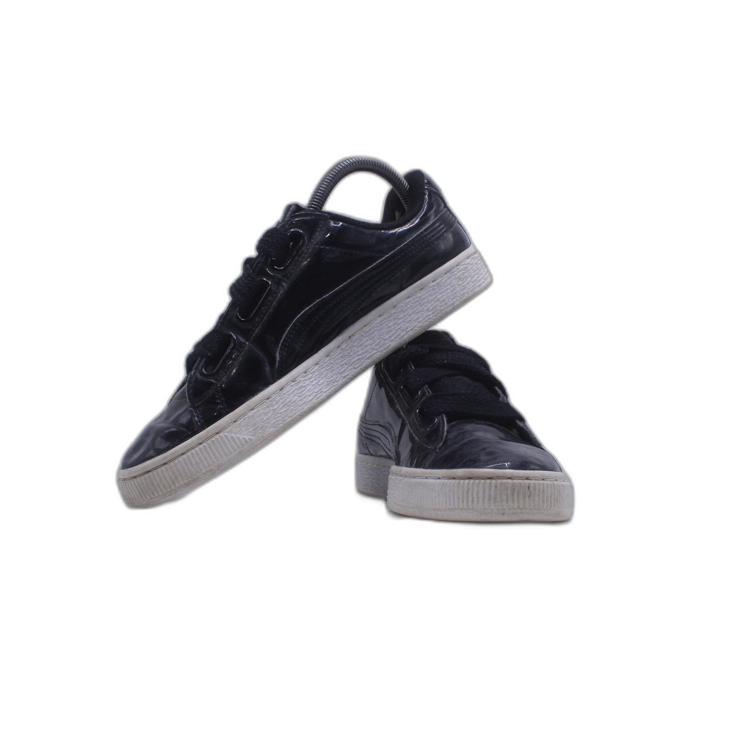 PUMA Basket Heart Patent Black W Sneaker