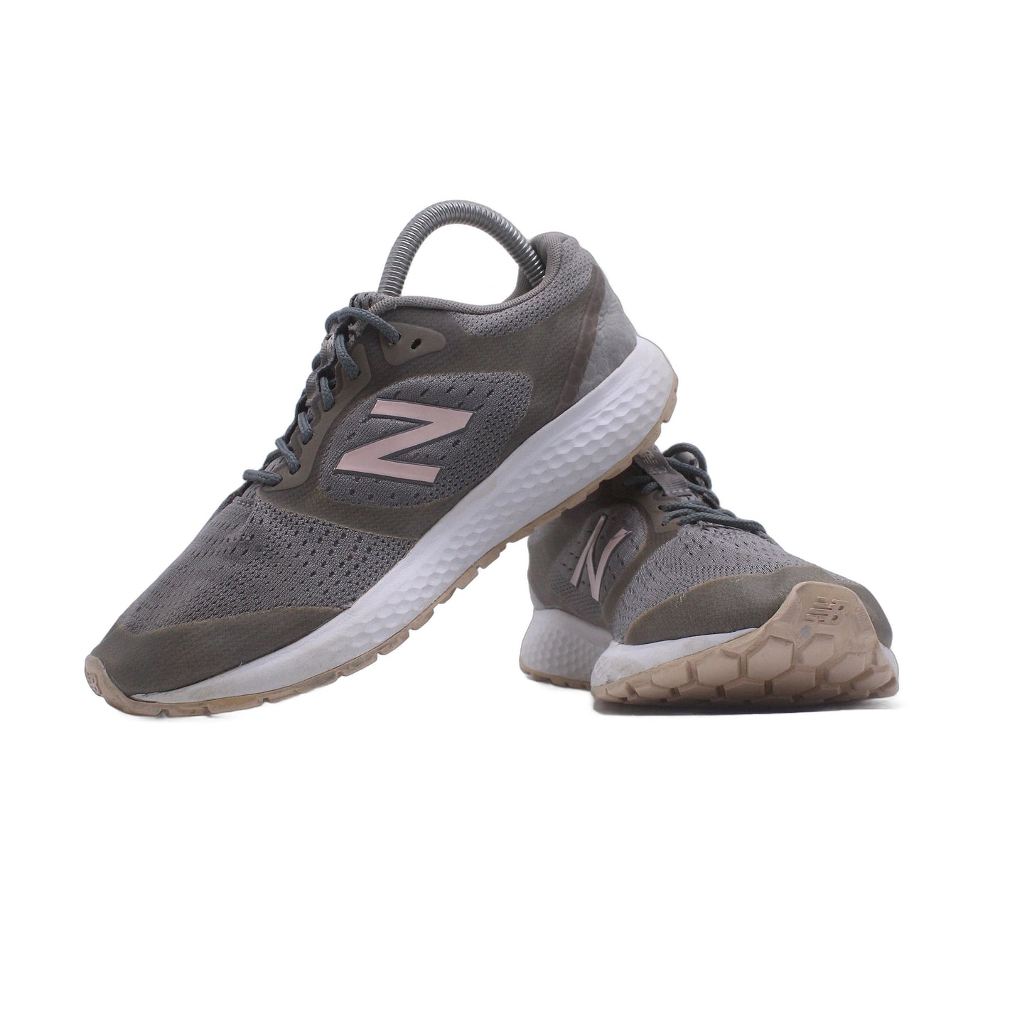 New Balance 520 Grey Orange Trainers Shoe