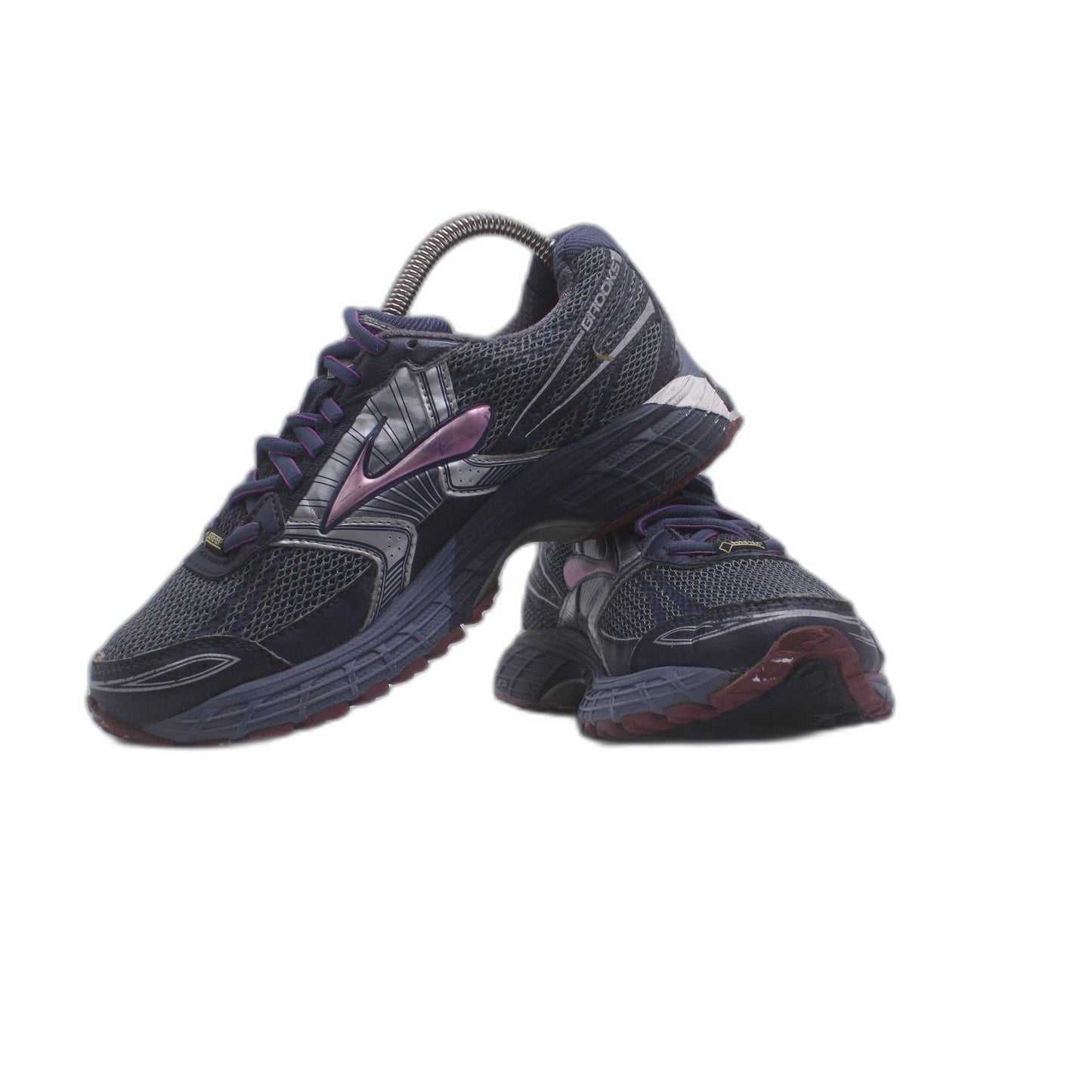 Brooks Adrenaline GTX Gore-Tex Gray/Purple Sneaker