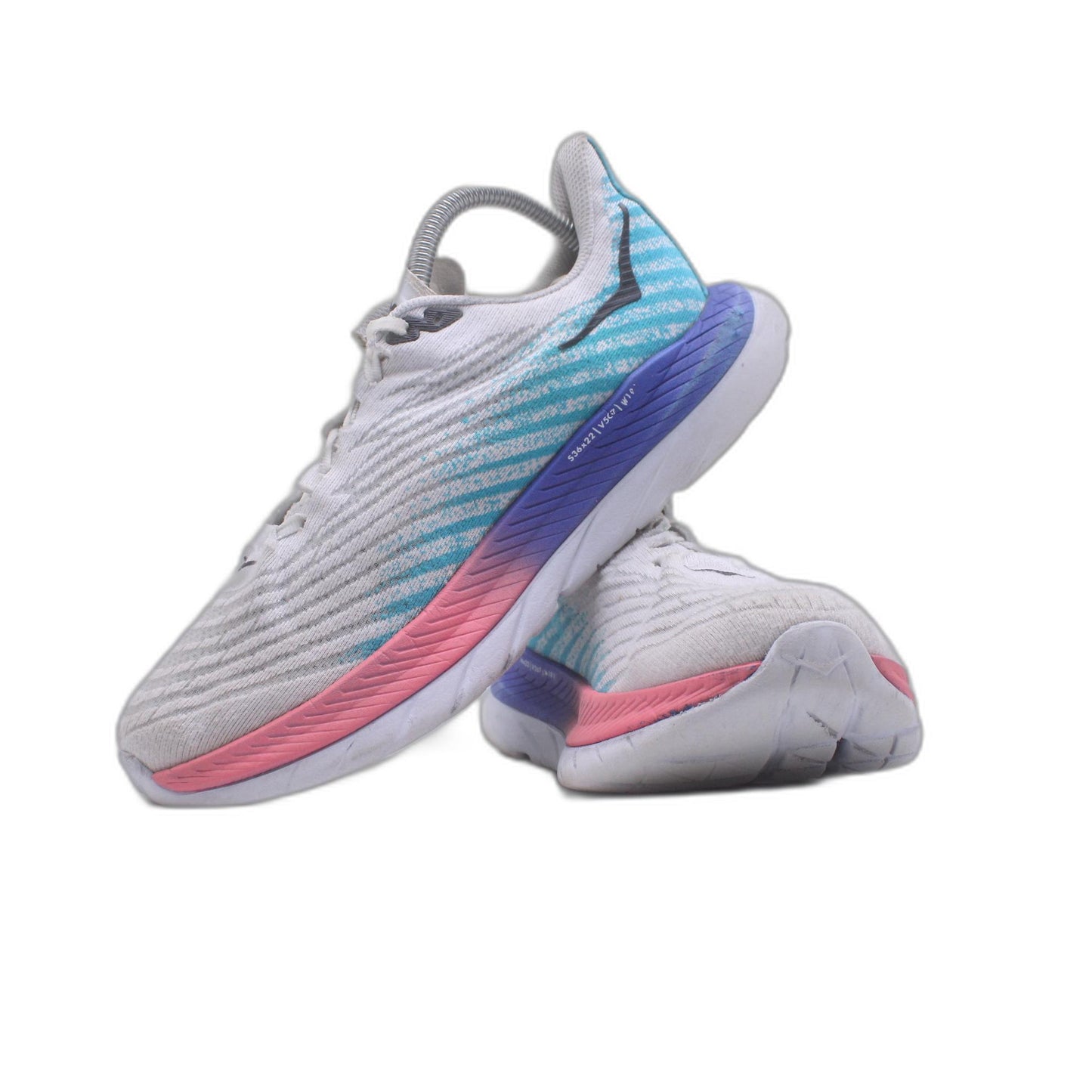 Hoka Mens Trainers Mach 5 Casual Lace-Up Low-Top Textile Synthetic Sneaker