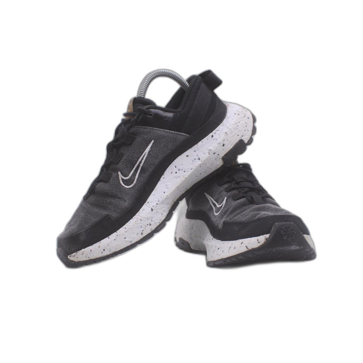 Nike Crater Remixa Mens Black Low Top Athletic Sneaker