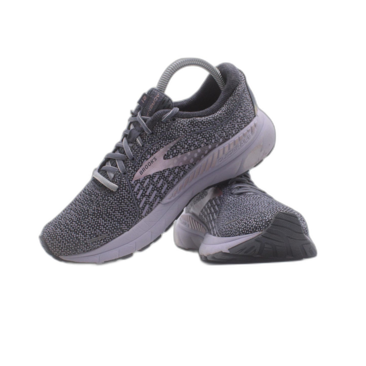 Brooks Womens Adrenaline GTS 21 Gray Running Shoe