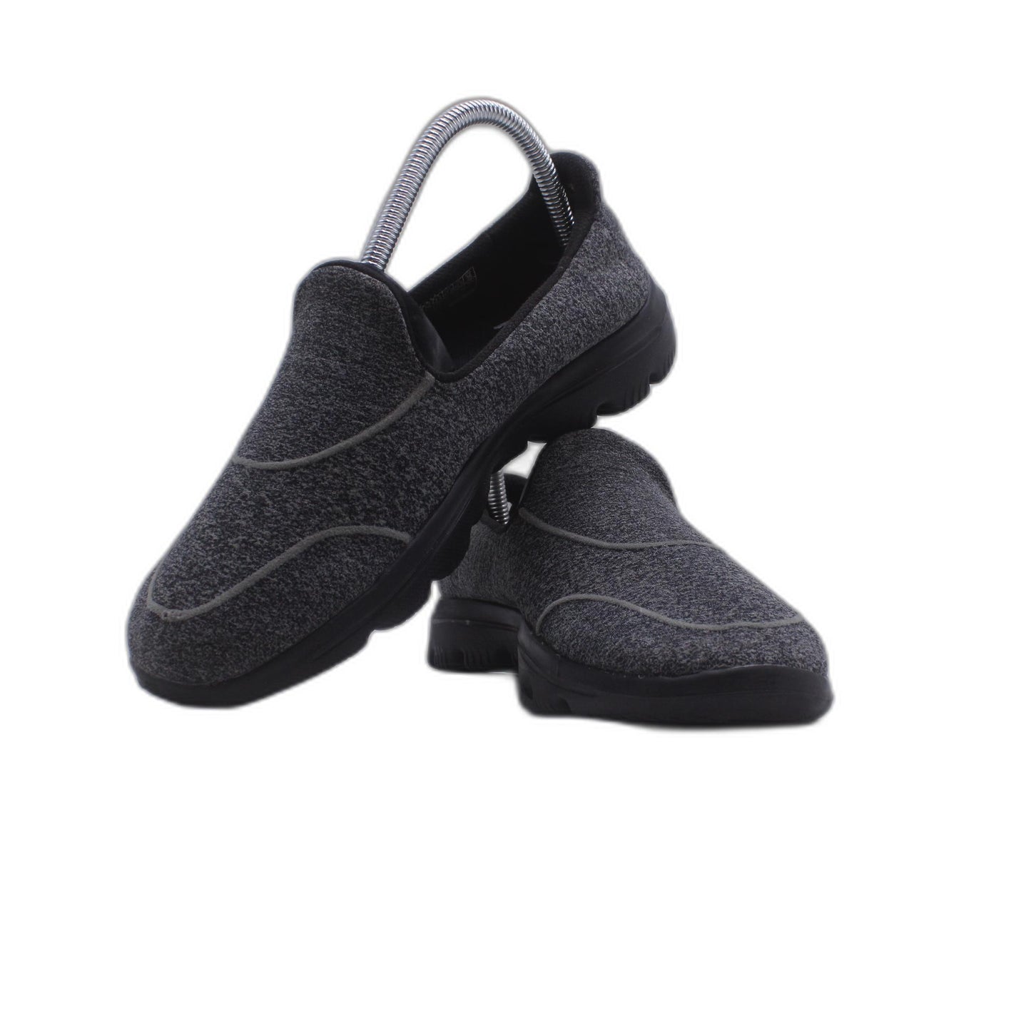 SKECHERS Womens GO WALK 2 Heather Grey Slip-On