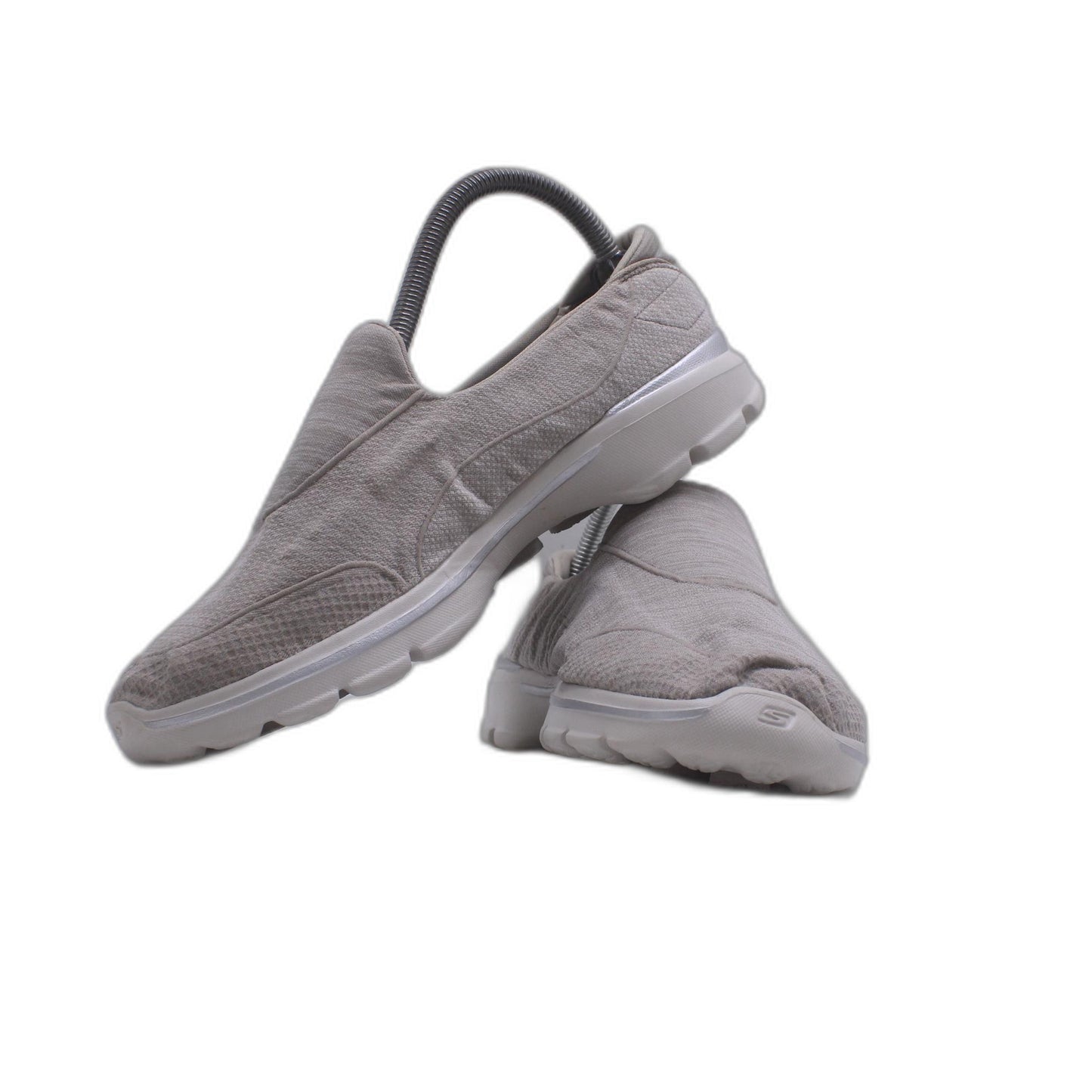 SKECHERS GO WALK Gray Walking Comfort Casual Slip-On Shoe