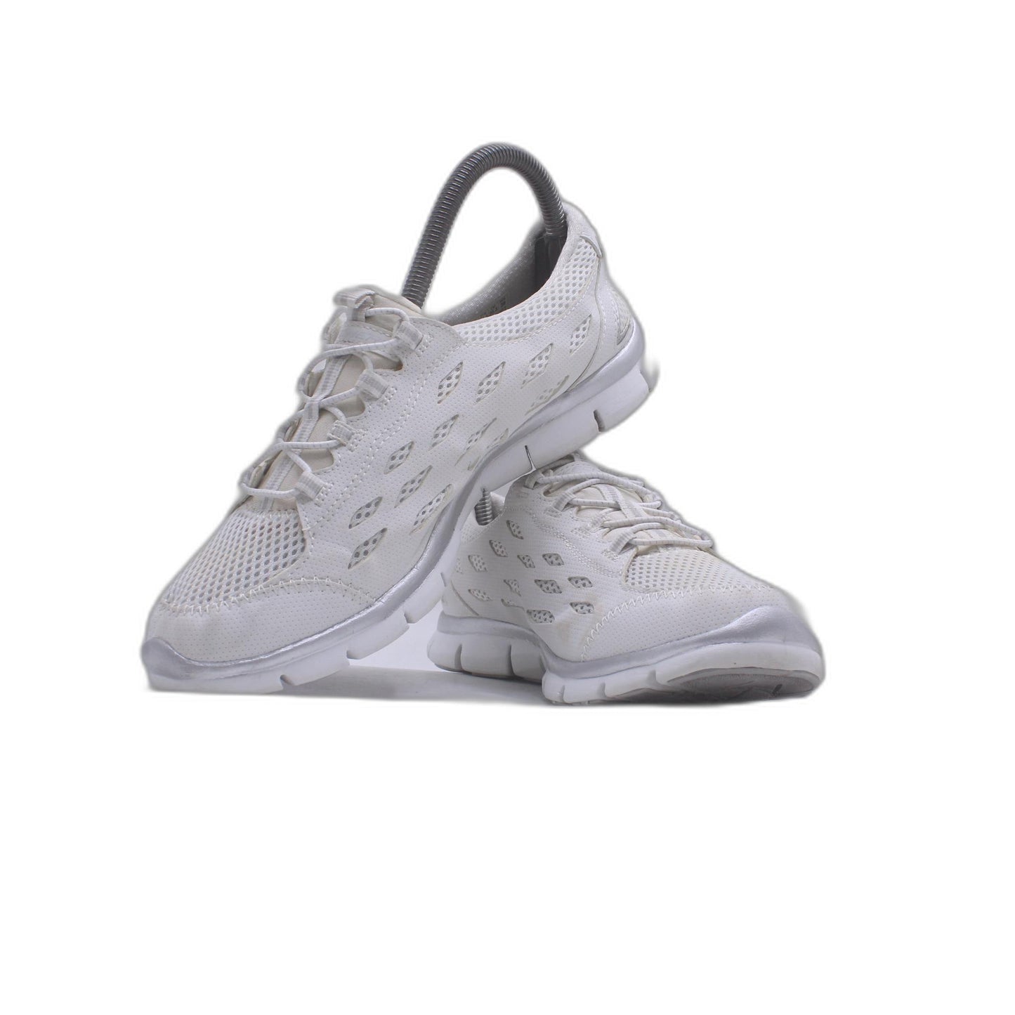 Skechers Memory foam white slip on shoe