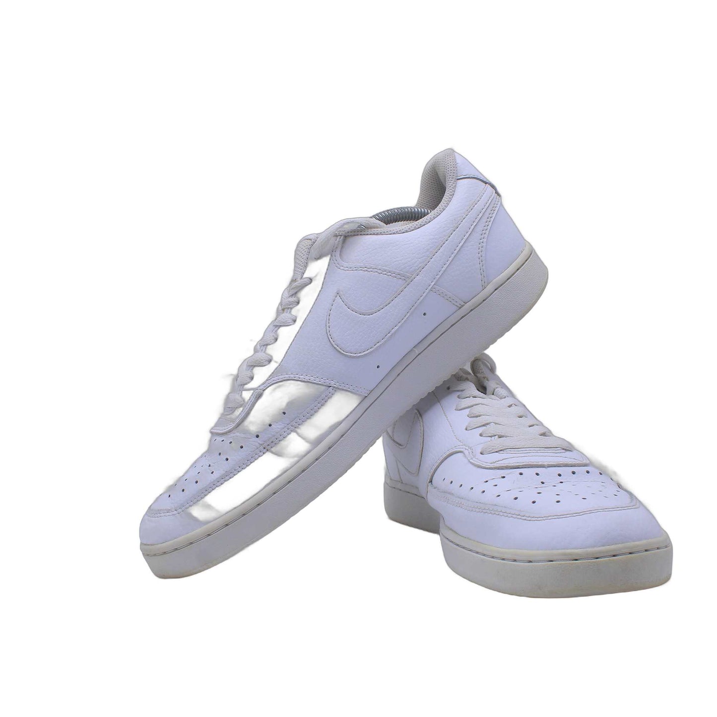 Nike Ebernon Low Triple White Athletic Sneaker