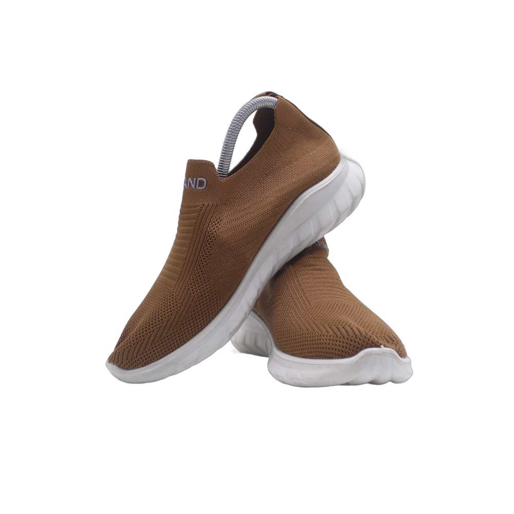 Comfy Women Brown Slip On