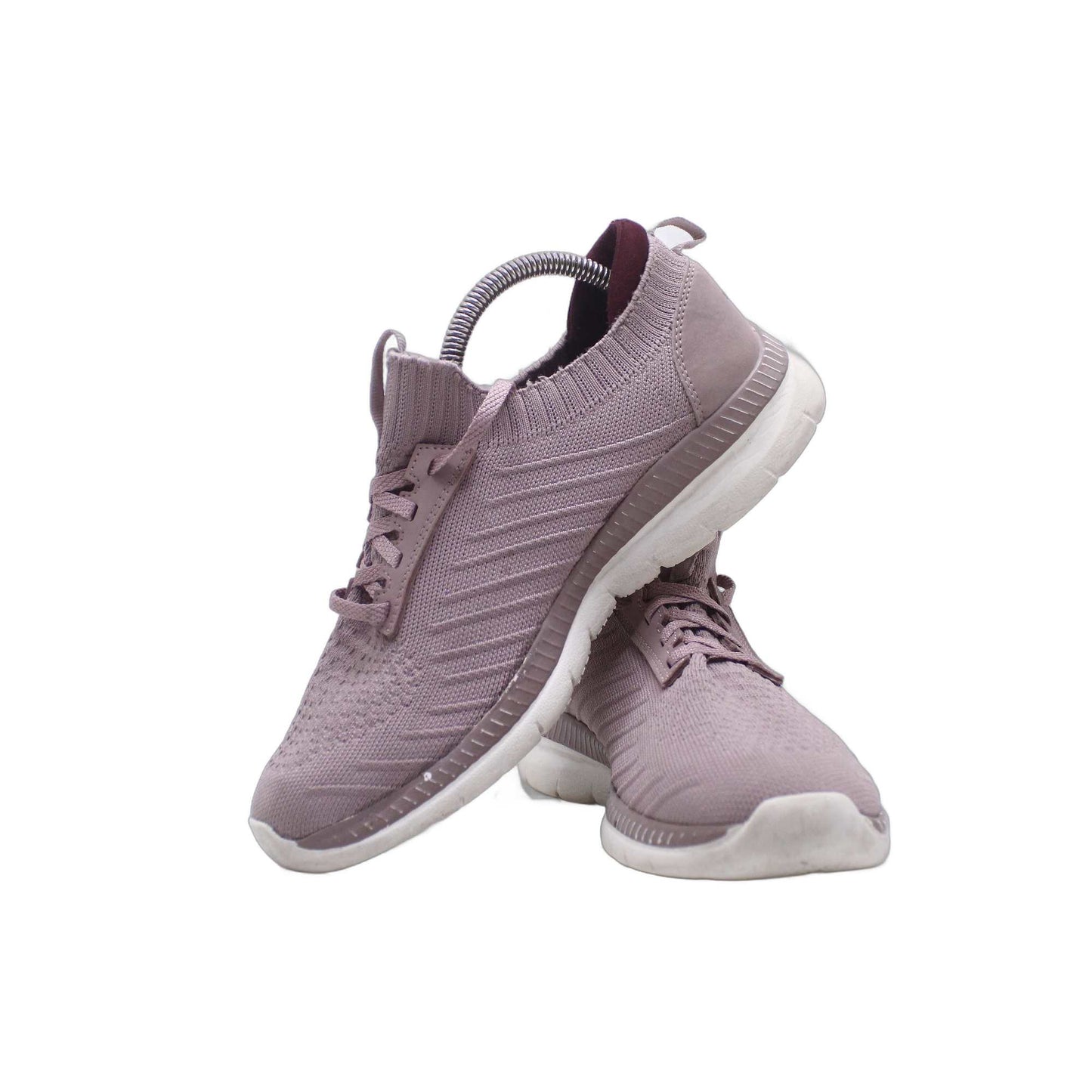 Skechers Women’s Memory Foam Bountiful Mauve Knit Sneaker