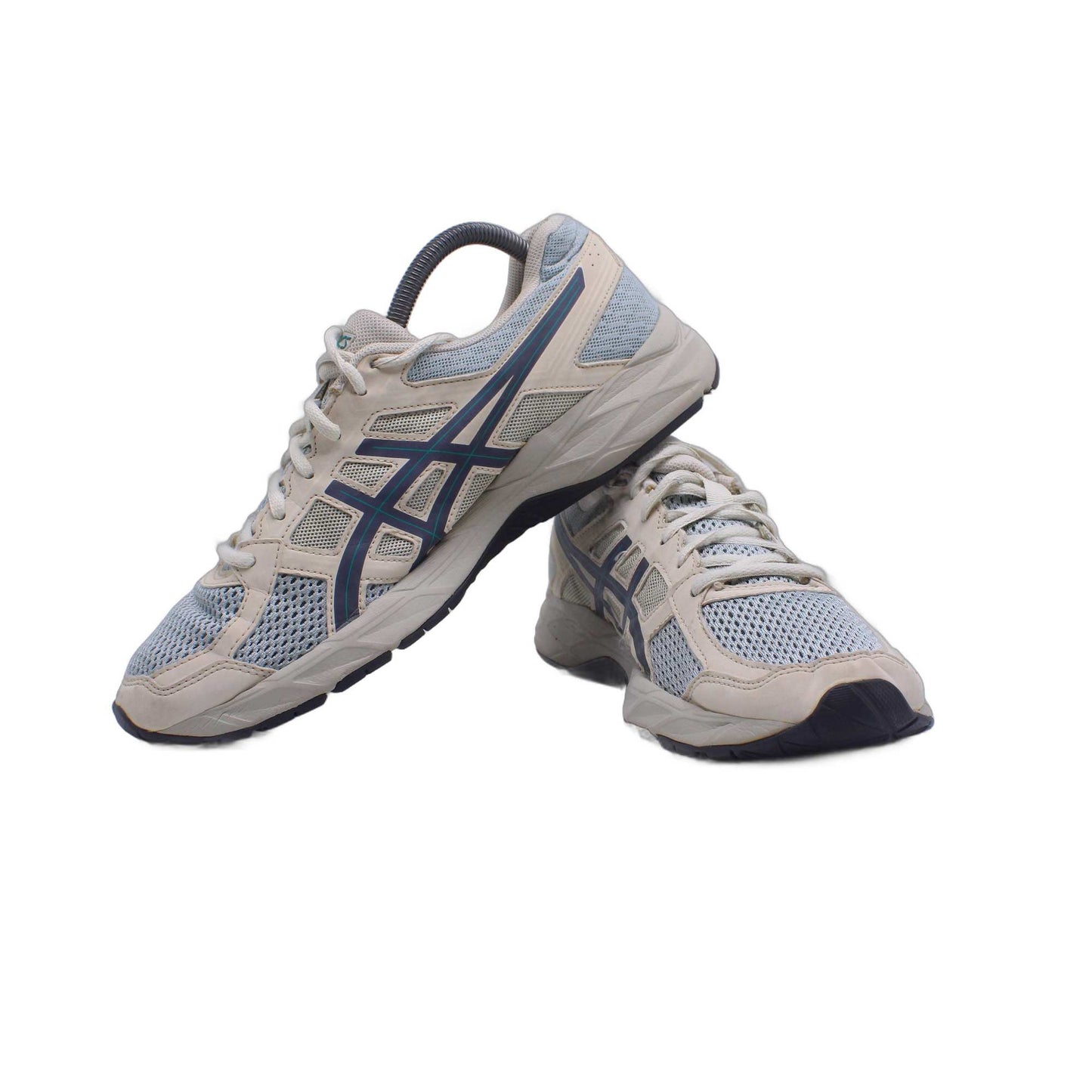 Asics Gel Contend 4 Gray Mint Green Running Training Shoe