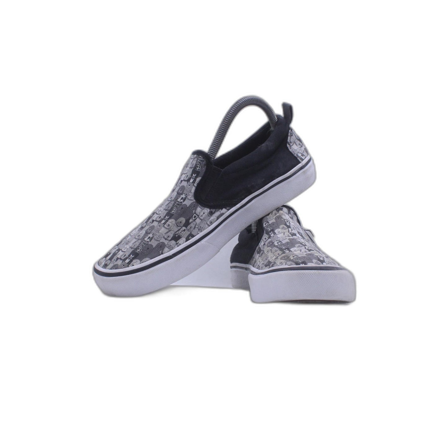 Skechers Bobs Women’s Marley Jr. Wag Swag Black/Gray Slip On Shoe