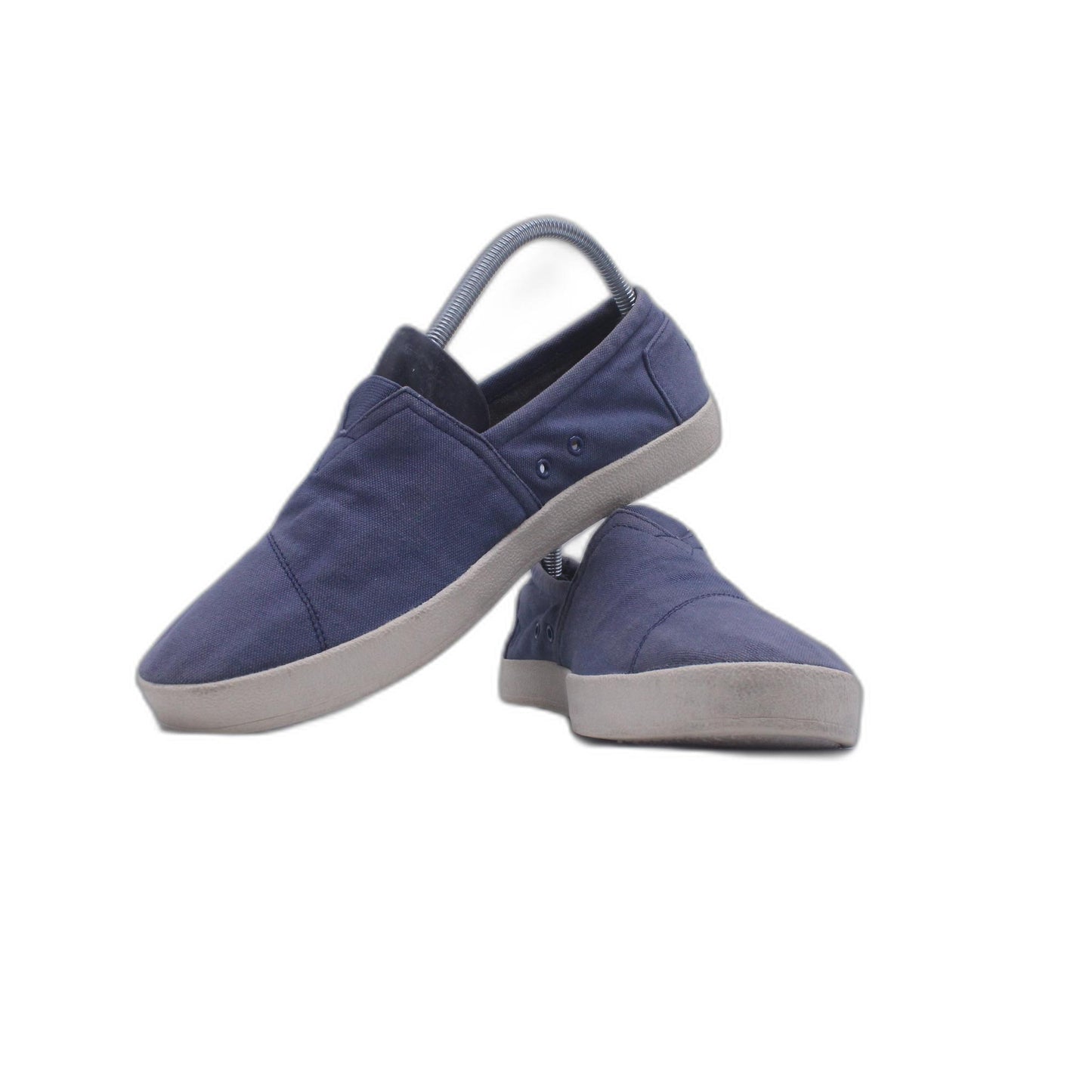 TOMS Alpargata Forward Navy 100% Cotton Male Slip On Mens Shoes