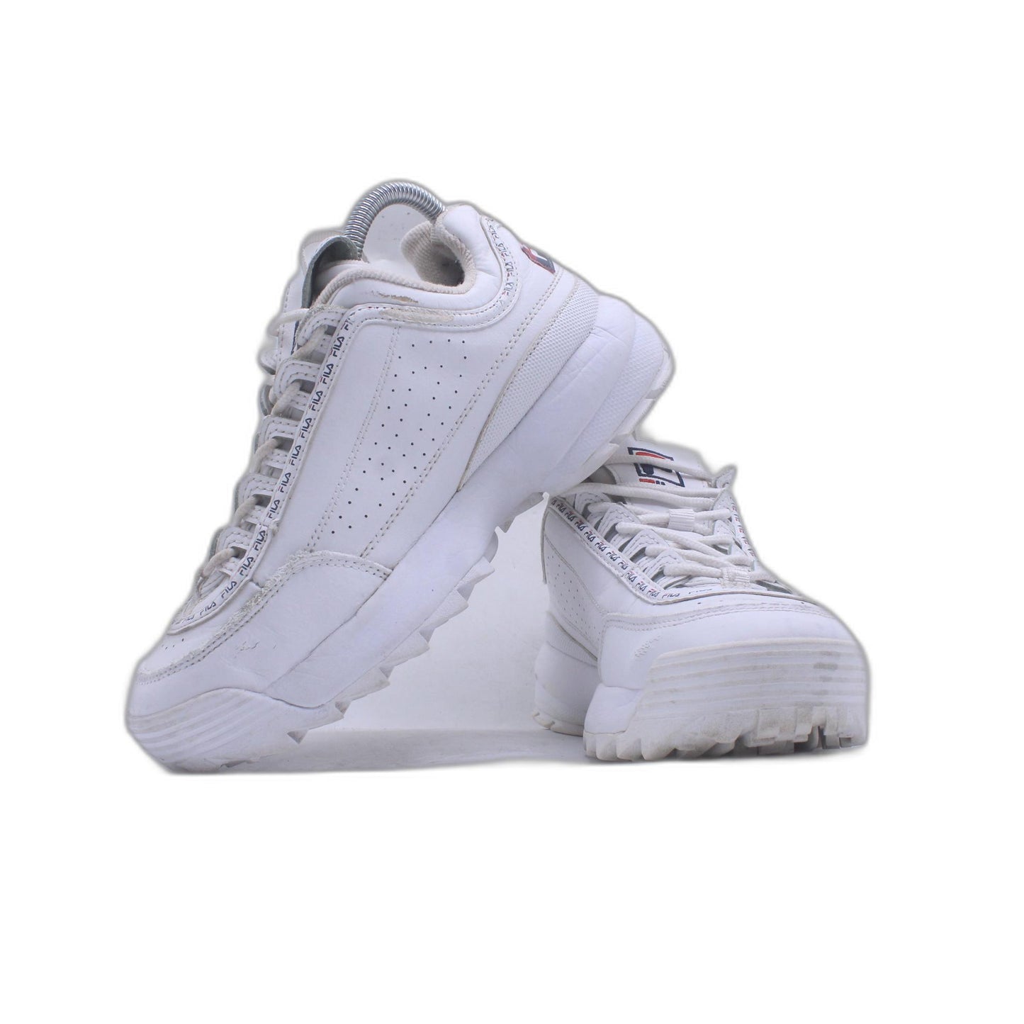 Fila Disruptor II 3D Embroider Femmes Blanc Basket Shoe
