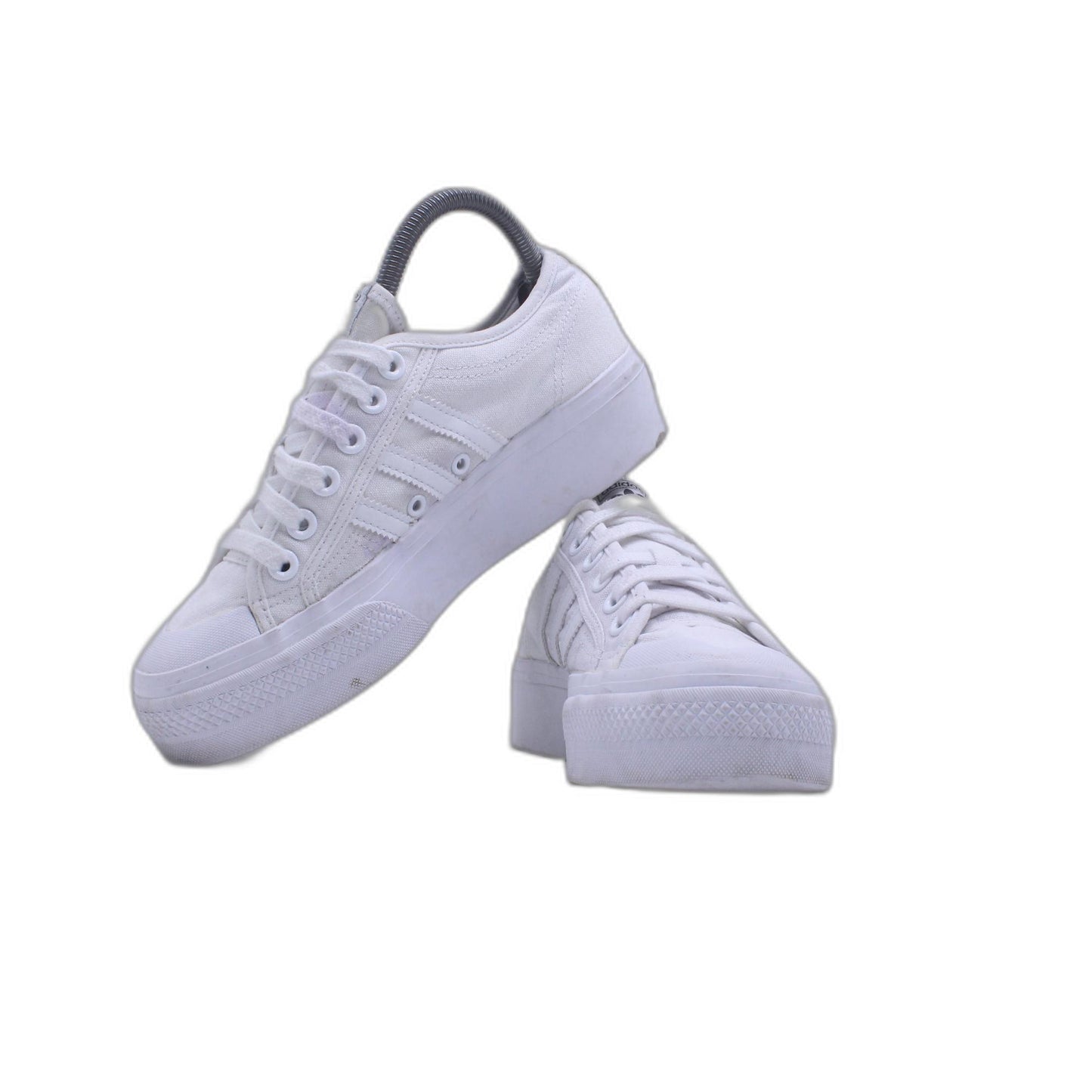 Adidas Nizza Platform Triple White Women's Casual Shoe