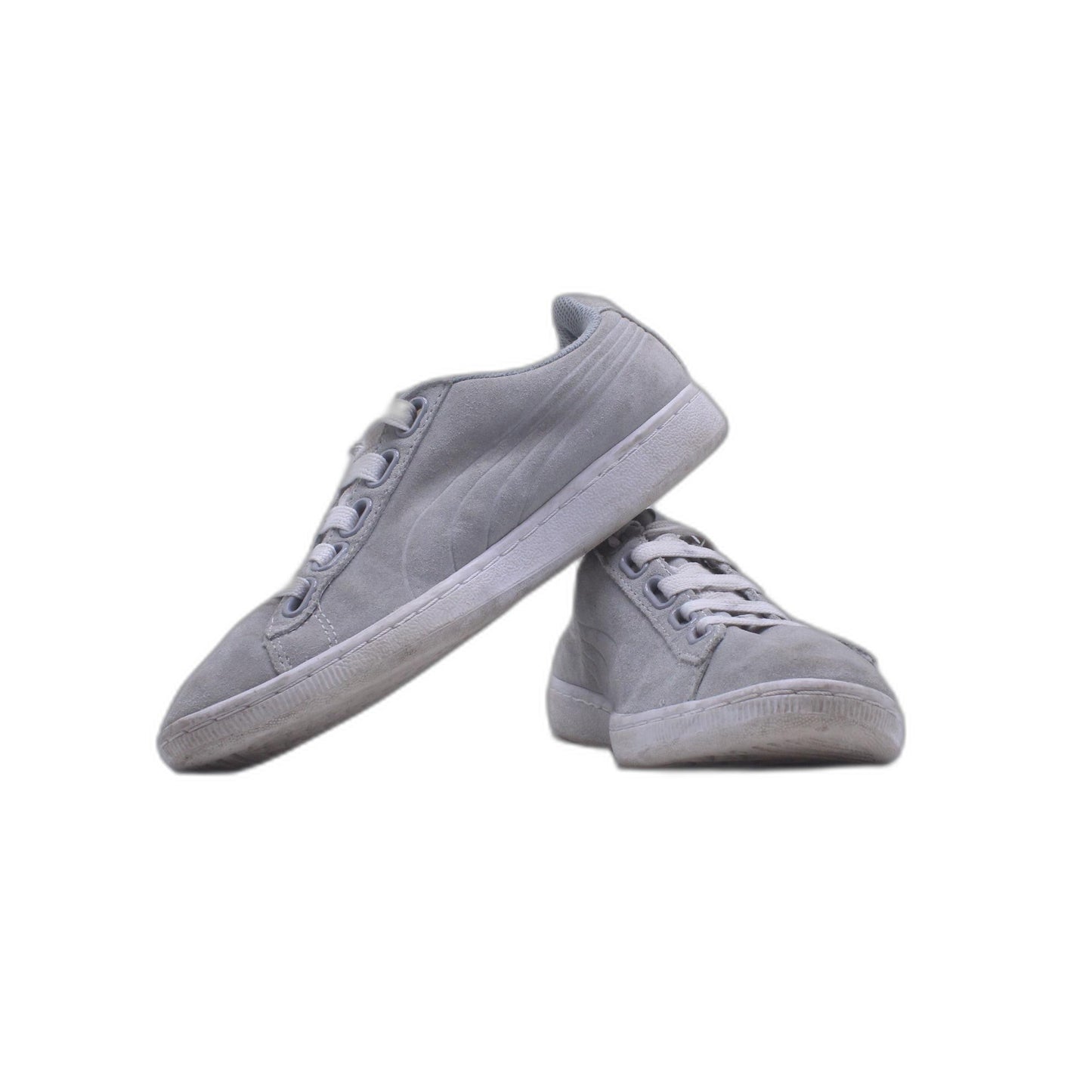 Puma Gray Suede Sneaker