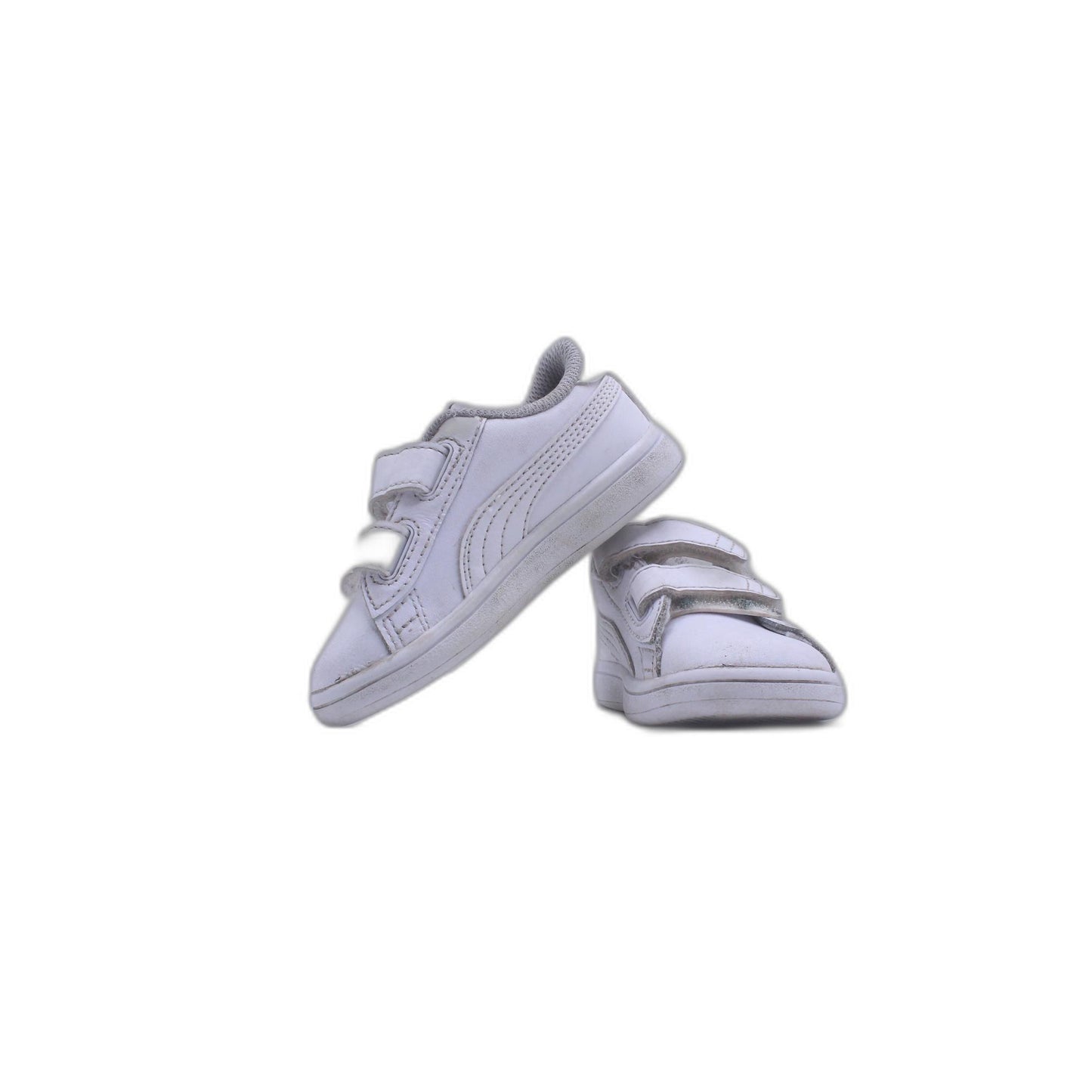 Puma Smash V2 L Repeat Ac Lace Up Toddler Boys White Sneaker