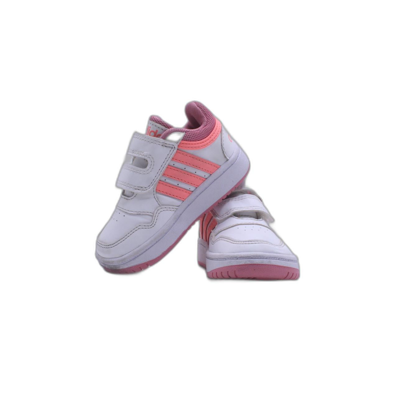 Adidas Hoops 3.0 Bold Low White Pink Fusion Sneaker