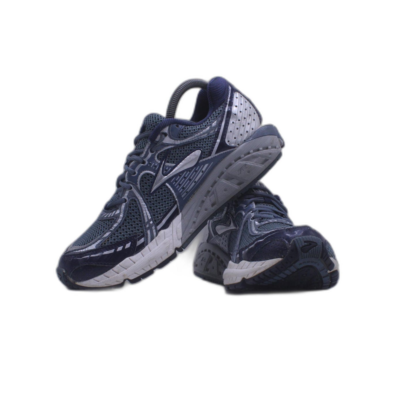 Brooks Addiction 11 Gray & Blue Men’s Athletic Shoe