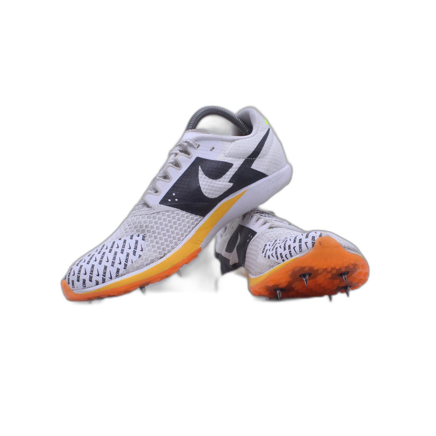 Nike Zoom Rival XC 6 White Orange Track Field Spikes