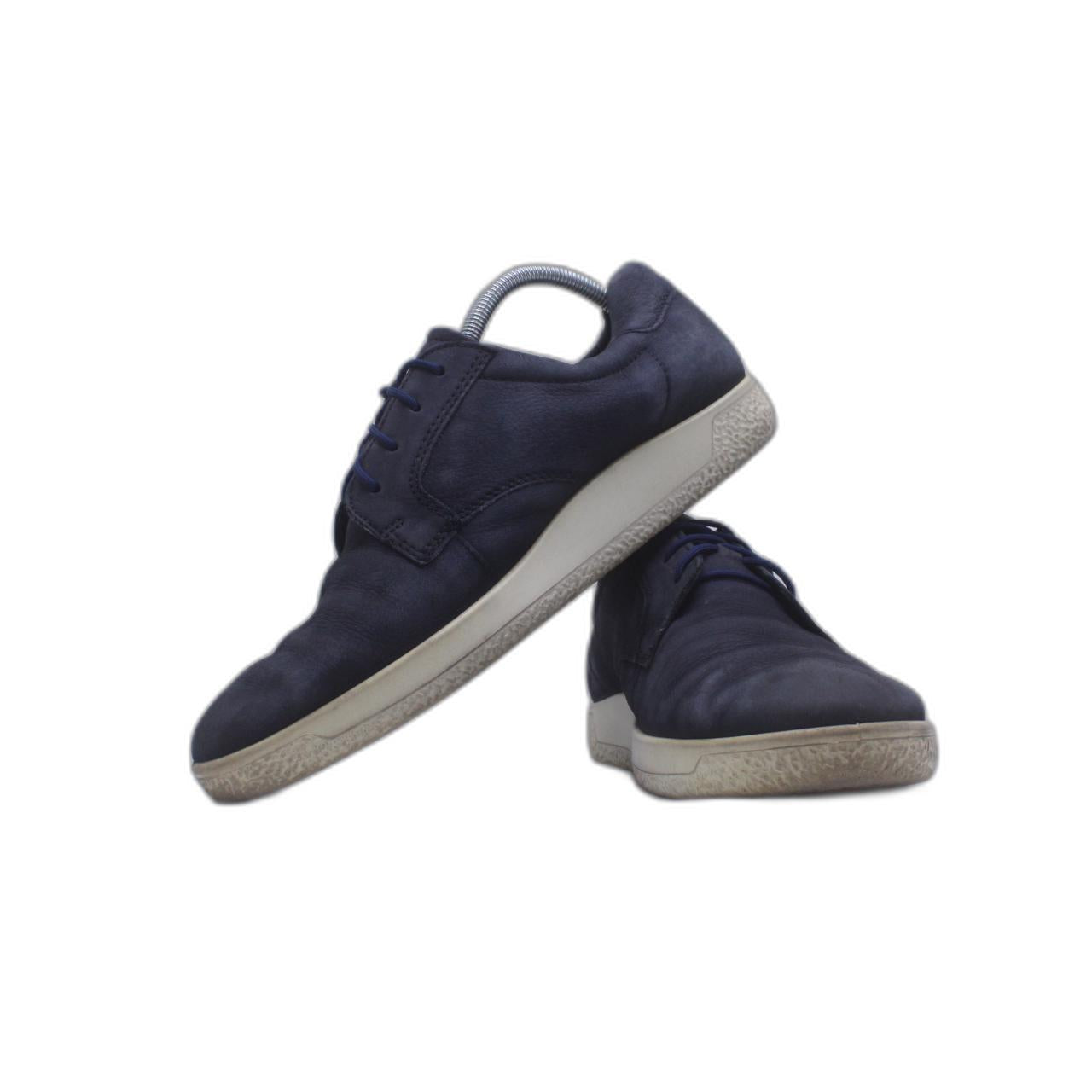 ECCO Suede Mary Jane Loafers Shoe