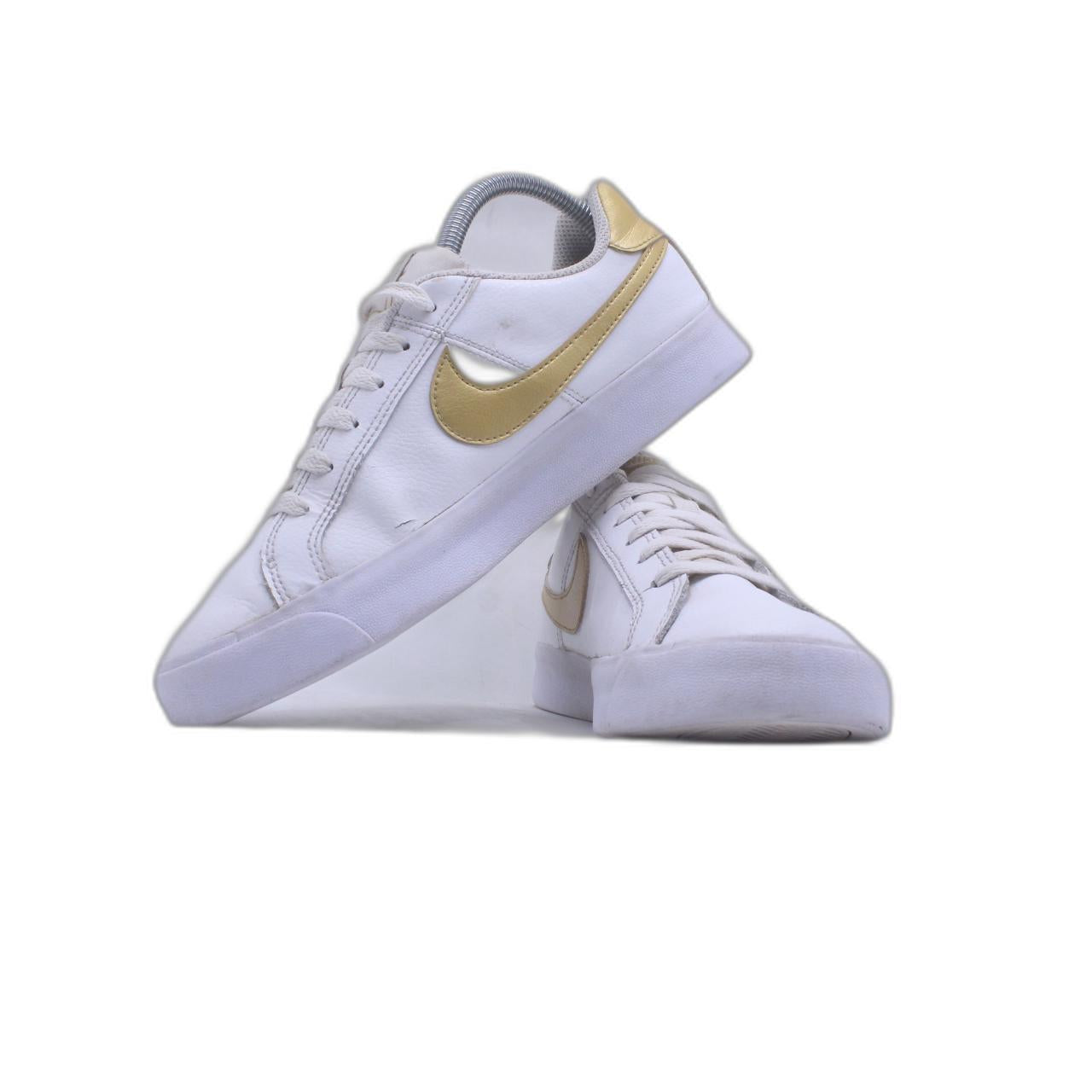 Nike Wmns Court Royale AC White Metallic Gold Women Casual Shoe