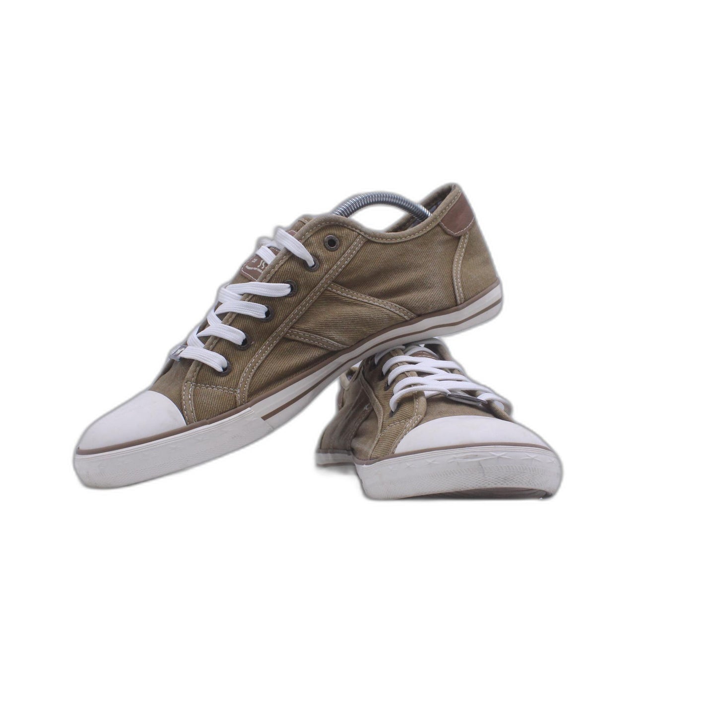 Mustang Slipper Berry Fabric Rubber Sole Shoe