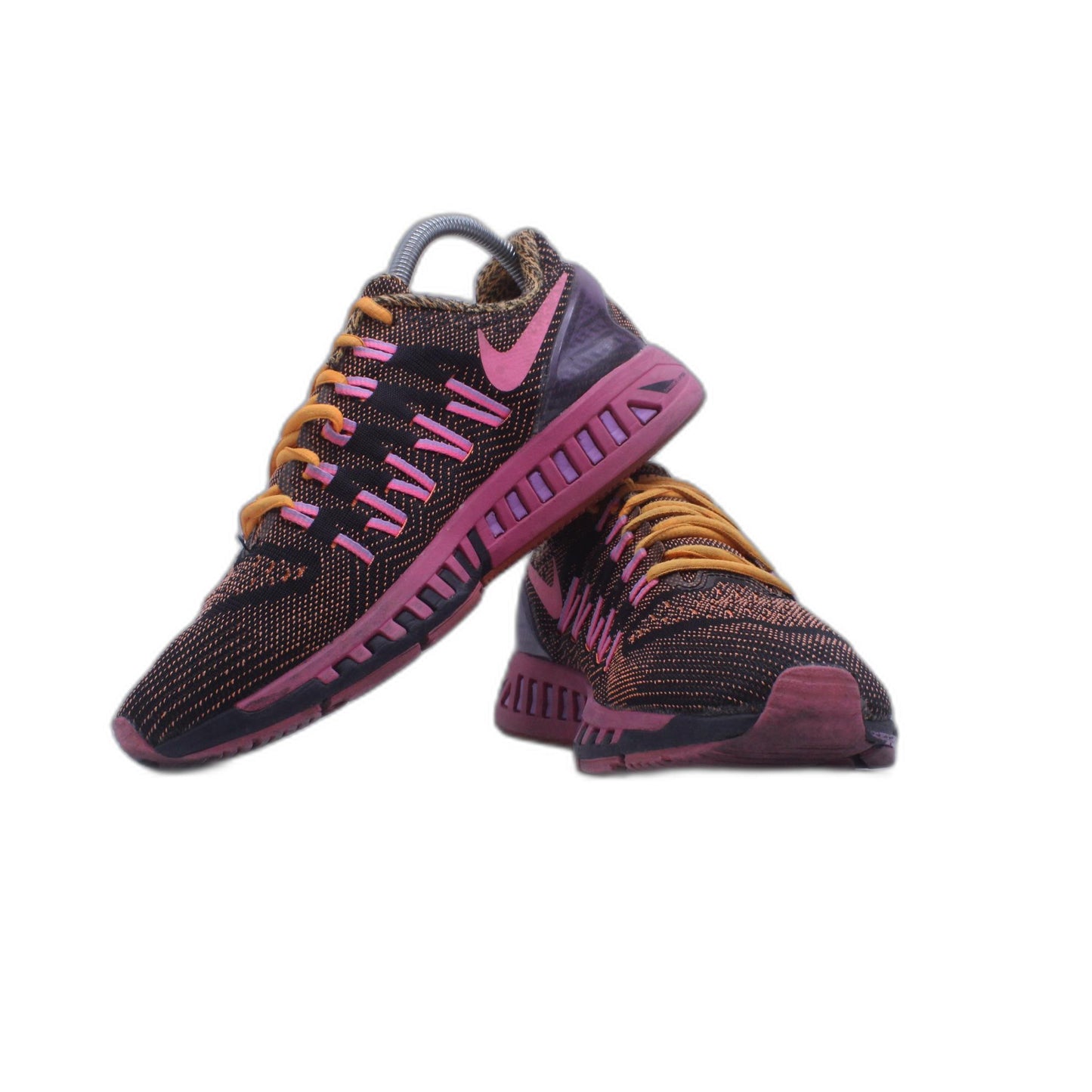 NIKE Zoom Pink Orange Dynamic Support Womens Running Shoe