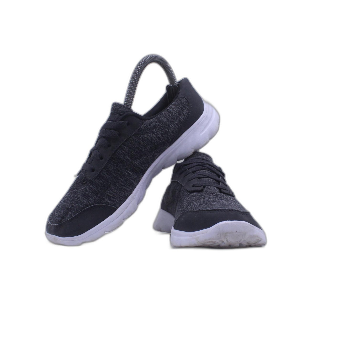 Champion Women's Ramp Grey Black Jersey Lace-Up Sneaker