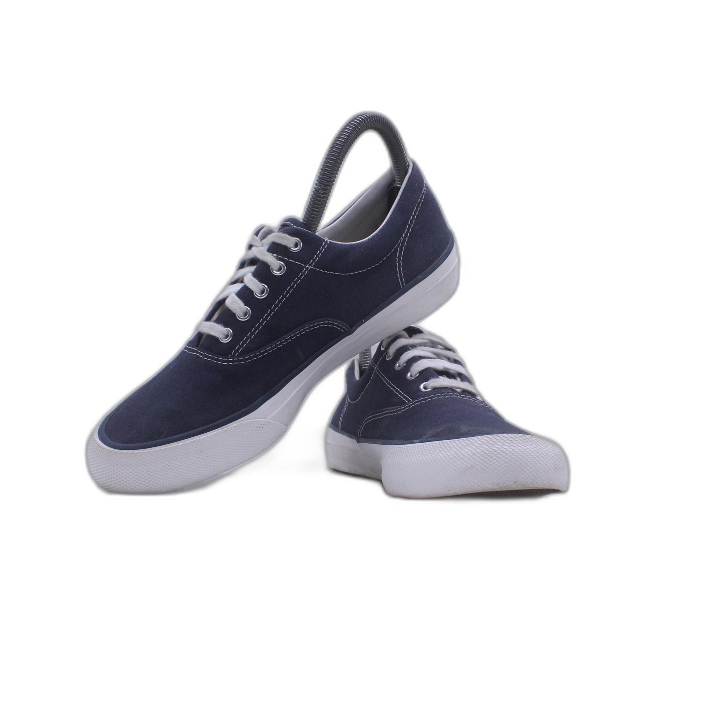 Keds Women's Champion Navy Blue Chambray Lace-Up Canvas Fashion Sneakers