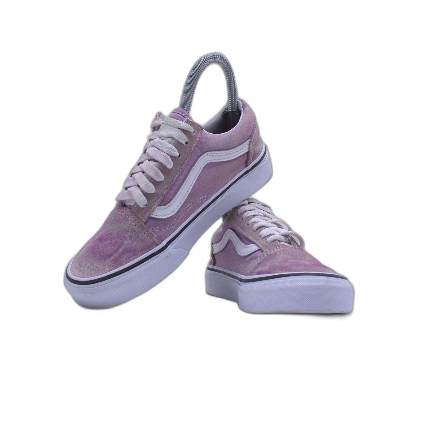 Vans Women's Old Skool Canvas Suede Sea Fog Purple True Shoe