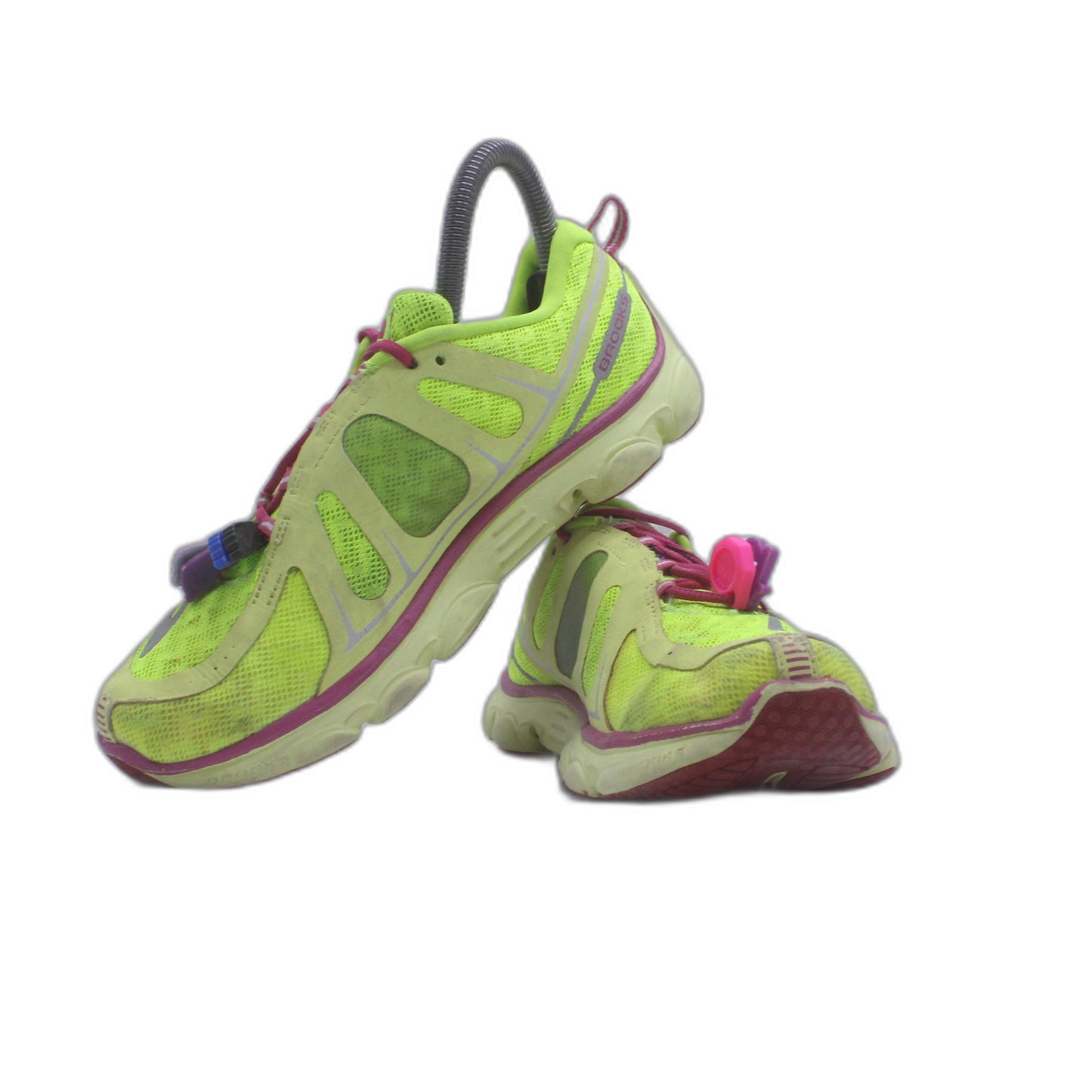 BROOKS Pure Flow P2 Fluorescent Yellow Athletic Sneaker