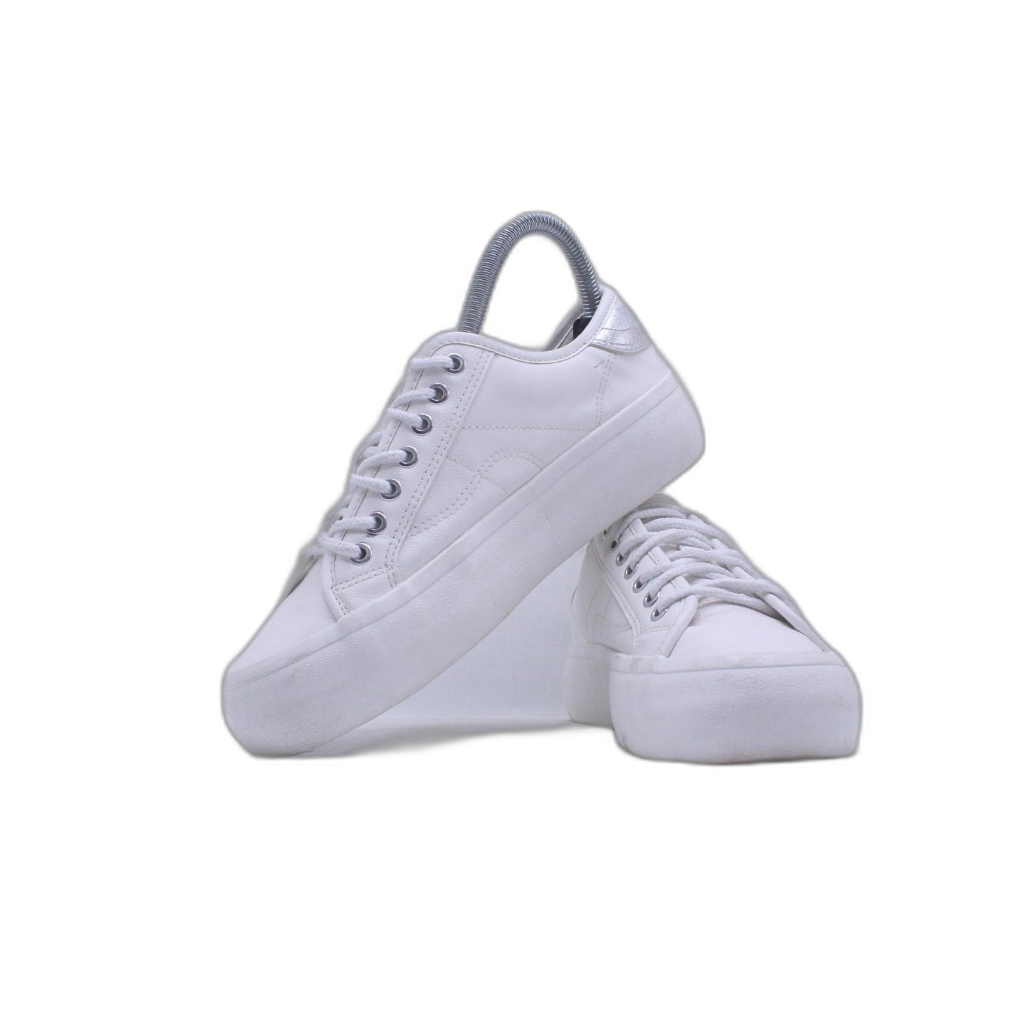Zara White Casual Shoe