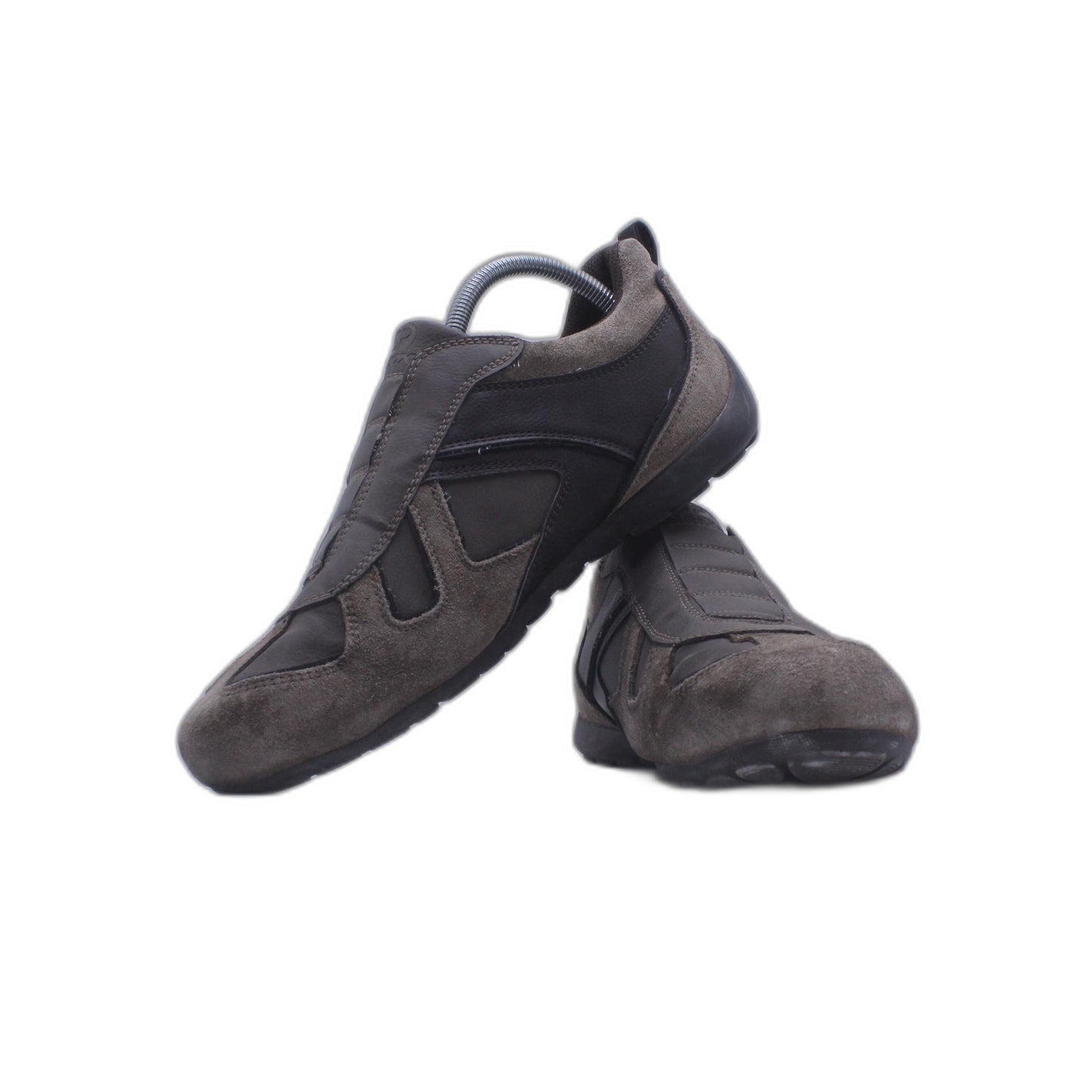 Geox SP Brown Leather Slip On Driving Loafer