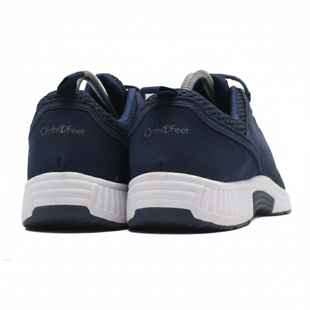 ORTHOFEET Francis No Tie Blue