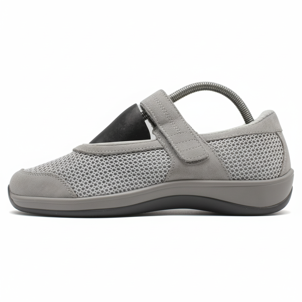 OrthoFeet Mesh Mary Jane Grey