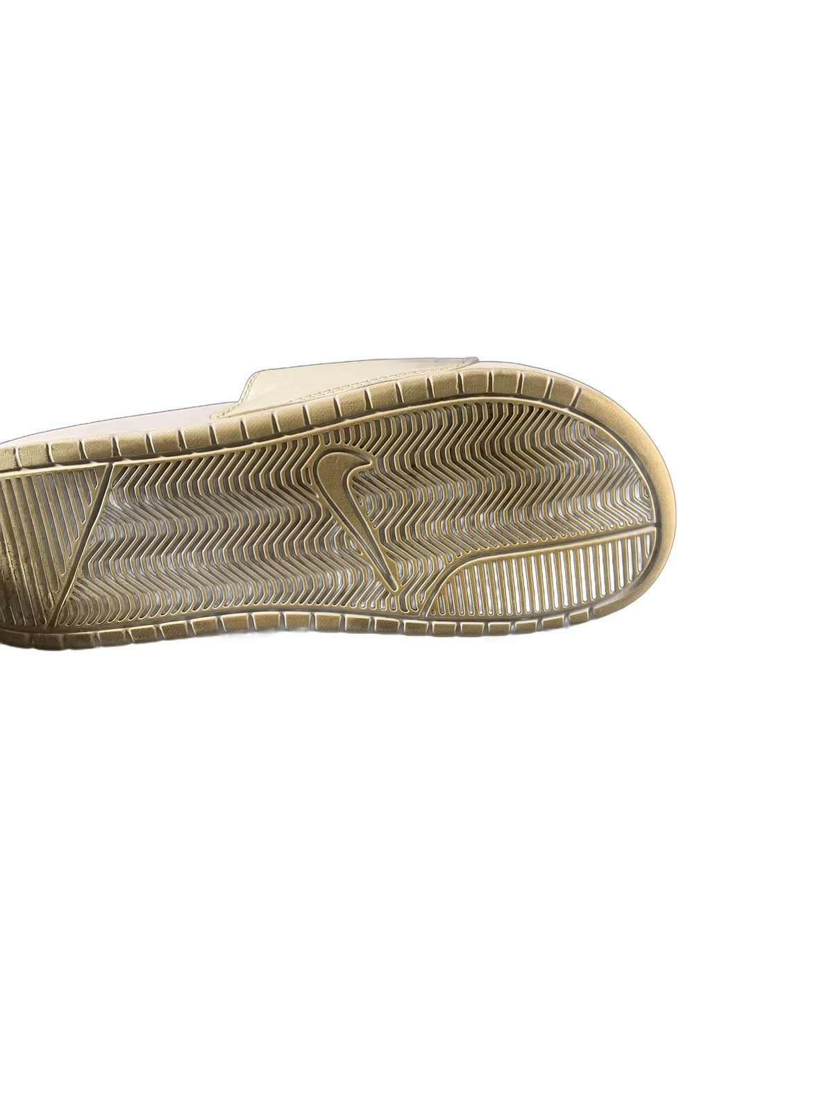 Nike white slide sandals