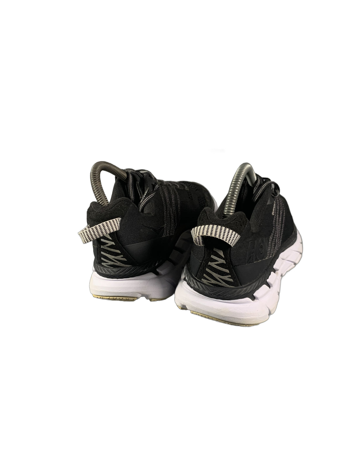 Hoka One One Clifton 6 Black Mesh White5 Casual Running Shoes