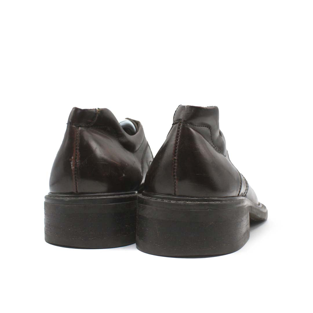 BASS BROWN LEATHER MEN FORMAL SHOE