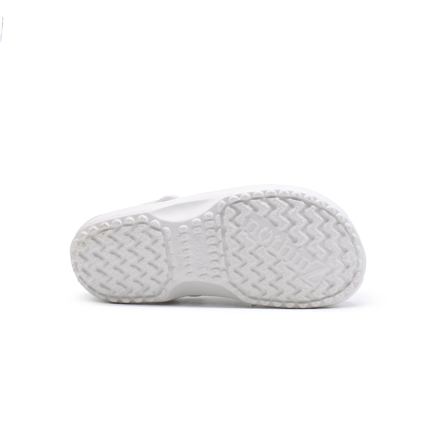 NOTHINZ WHITE SIMPLE CLOG