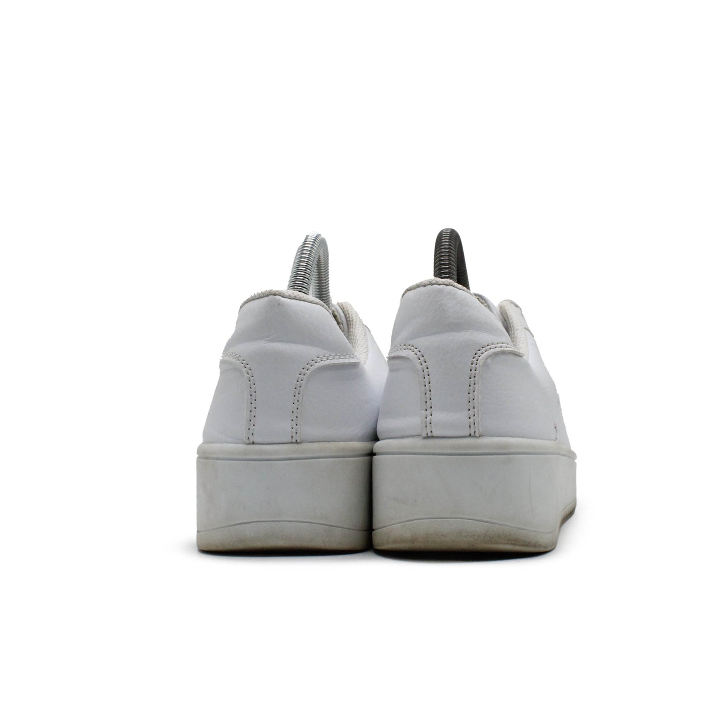 NO BOUNDARIES WHITE LEATHER SHOE