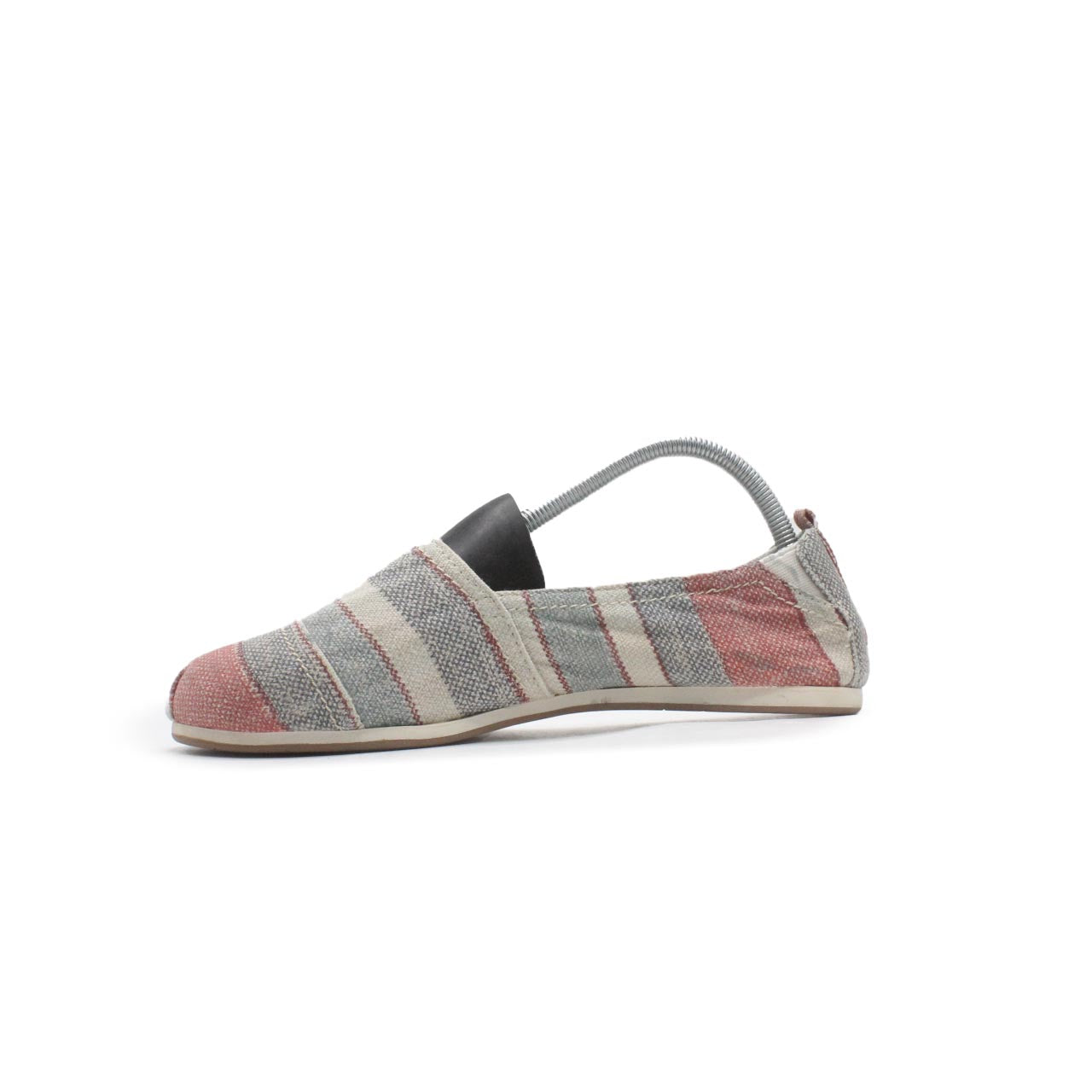 Classic Grey Red Women Casual Slip On