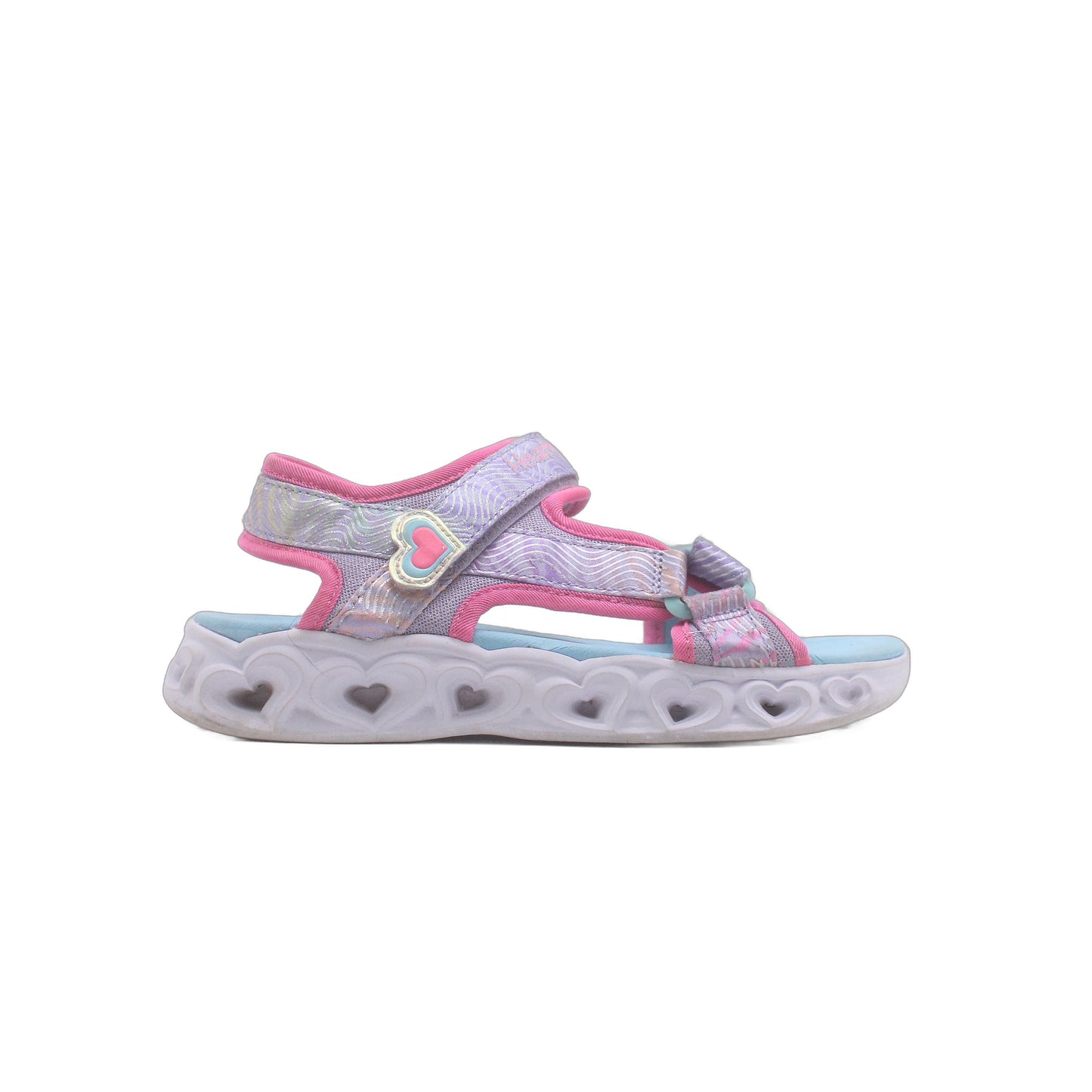 SKECHERS Heart Lights Rainbow Lux Light-Up Sandal