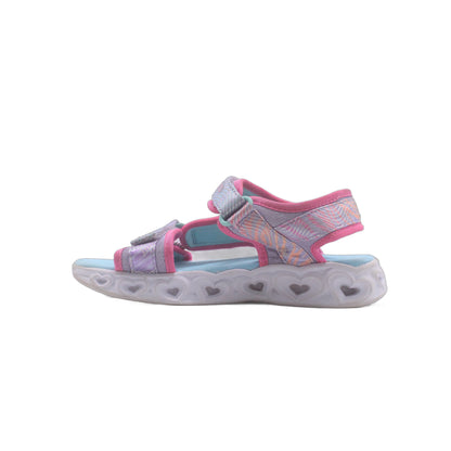 SKECHERS Heart Lights Rainbow Lux Light-Up Sandal