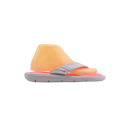 Nike Ultra Comfort Grey Pink Flip Flop Slide