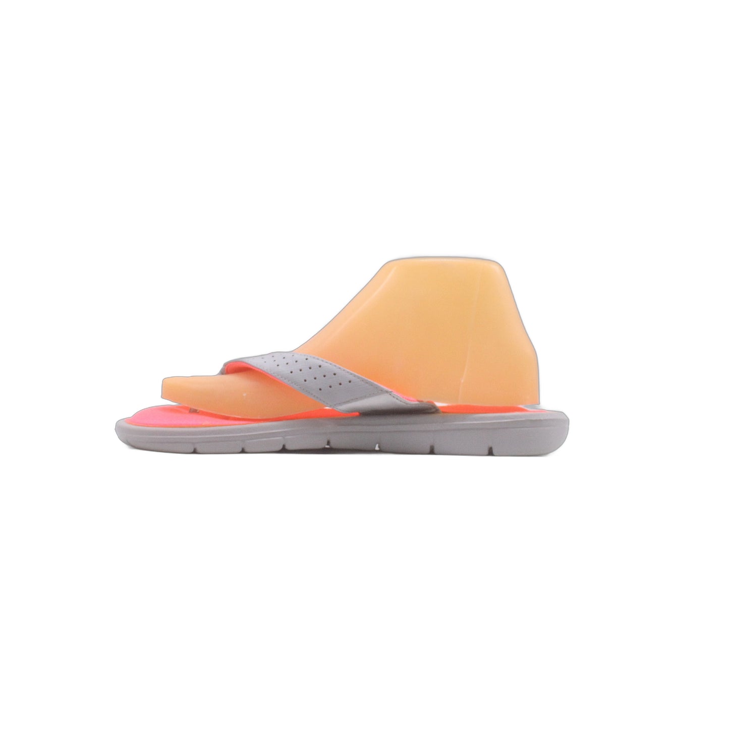 Nike Ultra Comfort Grey Pink Flip Flop Slide