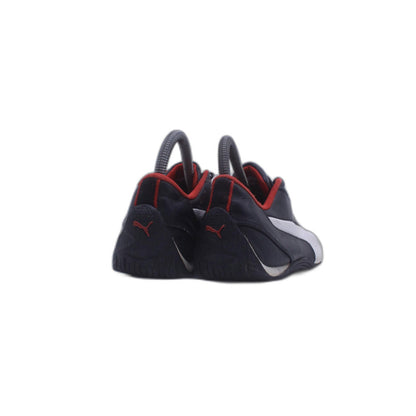 Vintage PUMA Y2K 00's Archives Moto Black Leather Shoe