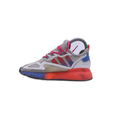 Adidas ZX 2K Boost J White Solar Red Kid's Athletic Shoe